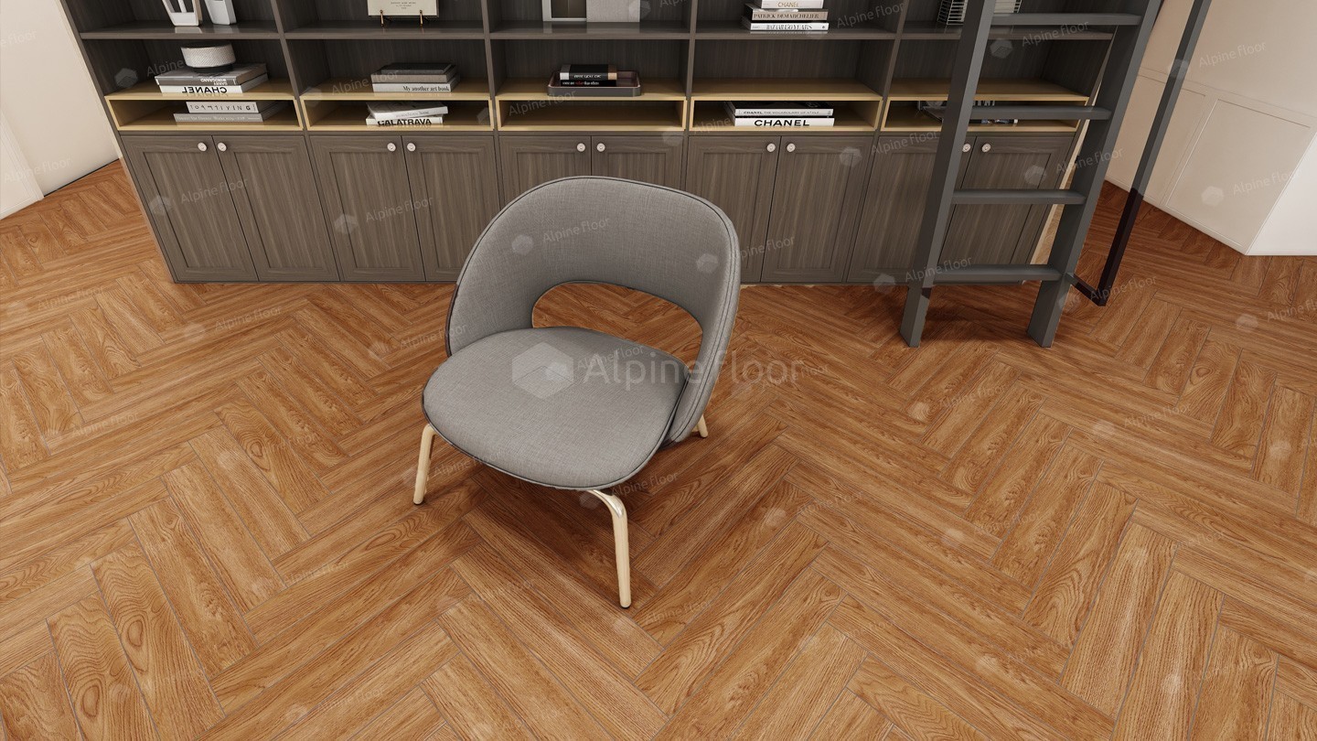 Ламинат ALPINE FLOOR Herringbone 12 4V 34кл Дуб Венето LF105-10