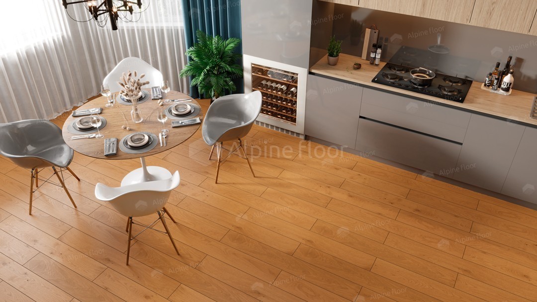 Инженерная доска Alpine Floor VILLA Дуб Кальвадос EW201-03