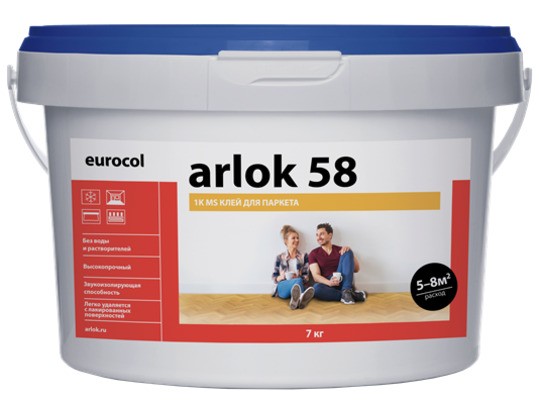 Клей Arlok 58 1-К SMP паркетный 7кг