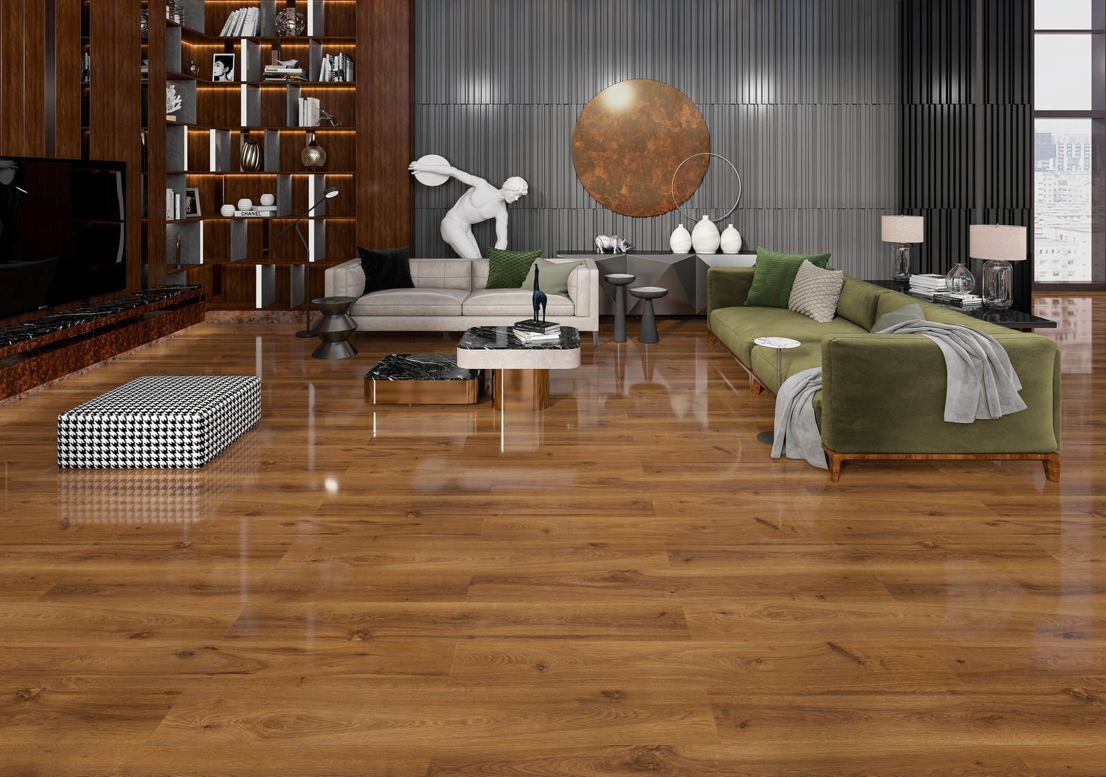 Ламинат Most Flooring High Glossy 4U 33кл 11912