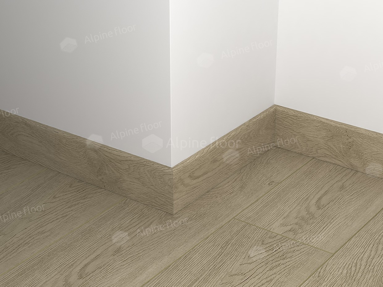 Плинтус ALPINE FLOOR GRAND SEQUOIA 2200x80x11мм ECO 11-6 Миндаль 