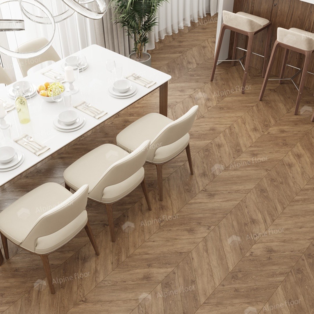 LVT ламинат ALPINE FLOOR CHEVRON ALPINE 43кл Гевуина ECO 20-10