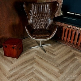 SPC ламинат VINILAM PARQUET HERRINGBONE 4V 43кл Паркет Классический IS11166