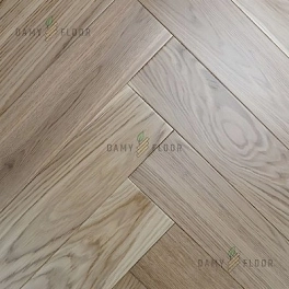 Инженерный паркет Damy Floor Luxury Англ.елочка 600*120*15мм Дуб Евростандарт Скандинавский/левая