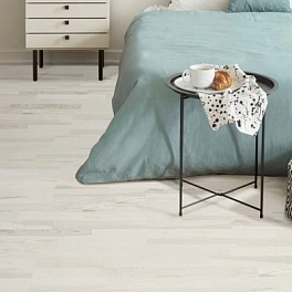 Пробковый пол CORKSTYLE WOOD 915*305*10мм (1,68м2-6шт) замковый Esche Weiss